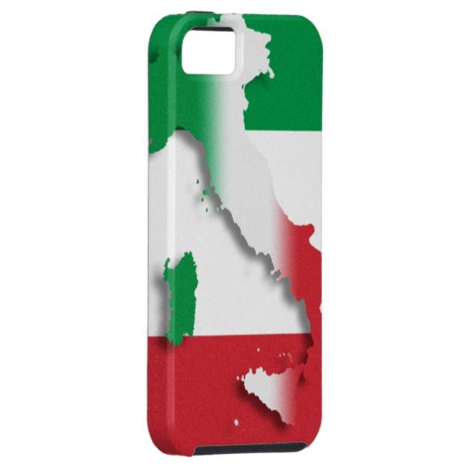 Italienische Flagge, Italien Case-Mate iPhone Hülle (Rückseite/rechts)
