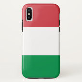 Italienische Flagge (Italien) Case-Mate iPhone Hülle (Rückseite)