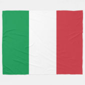 Italienische Flagge (Italien) Fleecedecke (Vorderseite (Horizontal))