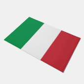 Italienische Flagge (Italien) Fußmatte (Schrägansicht)