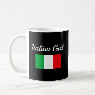 Italienische Flagge Italien Italienisch-amerikanis Kaffeetasse