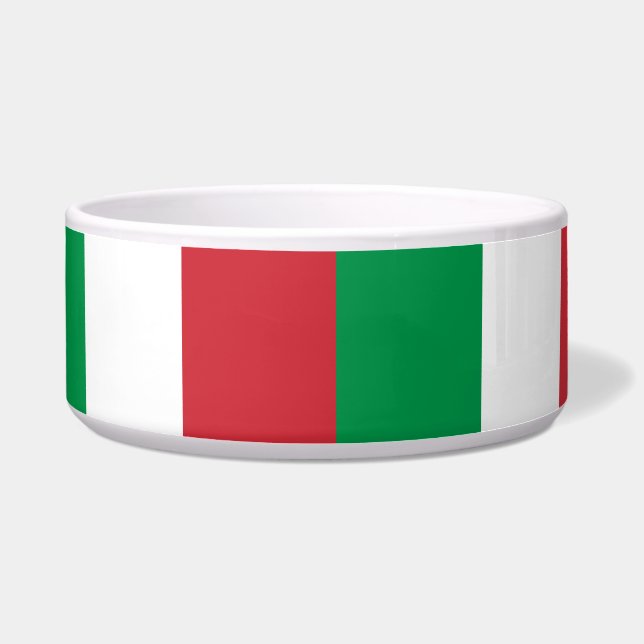 Italienische Flagge (Italien) Napf (Vorderseite)