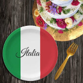 Italienische Flagge - Italien - Party, Geburtstag/ Pappteller