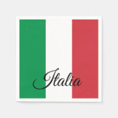Italienische Flagge & Italien - Reise-, Mode- und  Serviette (Vorderseite)