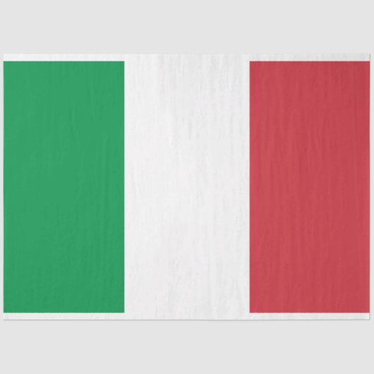 Italienische Flagge (Italien) Seidenpapier (Vorderseite)