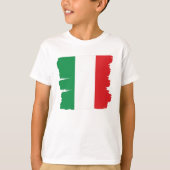 Italienische Flagge Italien T-Shirt (Vorderseite)