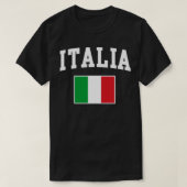 Italienische Flagge Italien T-Shirt (Design vorne)