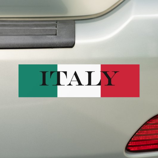 Italienische Flagge Italienisch Il Tricolore Autoaufkleber (Auf Auto)