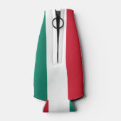 Italienische Flagge Italienisch Il Tricolore Flaschenkühler (Rückseite)