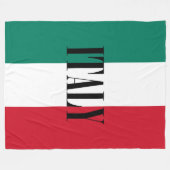 Italienische Flagge Italienisch Il Tricolore Fleecedecke (Vorderseite (Horizontal))