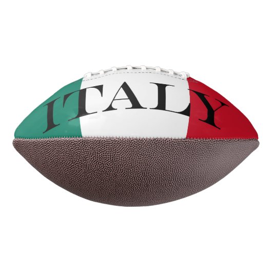 Italienische Flagge Italienisch Il Tricolore Football (Gedreht 90)