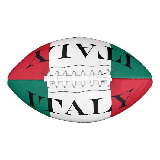 Italienische Flagge Italienisch Il Tricolore Football (Vorderseite)