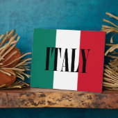 Italienische Flagge Italienisch Il Tricolore Fotoplatte (Seite)