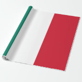 Italienische Flagge Italienisch Il Tricolore Geschenkpapier (Ungerollt)