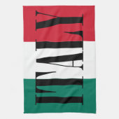 Italienische Flagge Italienisch Il Tricolore Geschirrtuch (Vertikal)