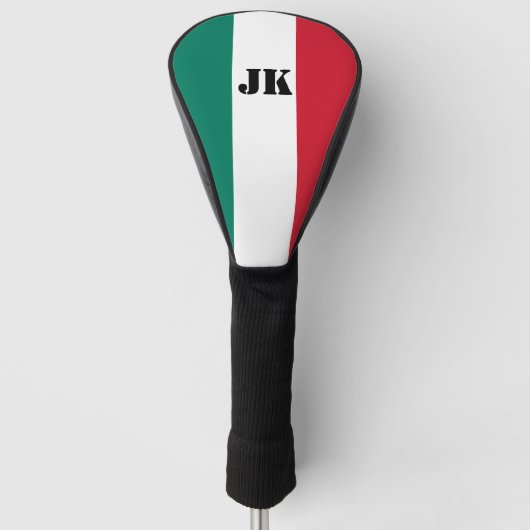Italienische Flagge Italienisch Il Tricolore Golf Headcover (Vorderseite)