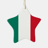 Italienische Flagge Italienisch Il Tricolore Keramikornament (Rechts)