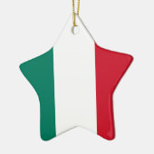 Italienische Flagge Italienisch Il Tricolore Keramikornament (Links)