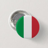Italienische Flagge, italienische Flagge Button (Vorne & Hinten)