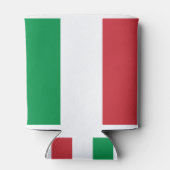 Italienische Flagge, italienische Flagge Dosenkühler (Rückseite)