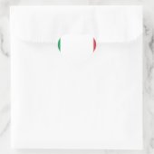 Italienische Flagge - italienische Flagge Herz-Aufkleber (Tasche)