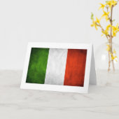 Italienische Flagge, italienische Flagge Karte (Gelbe Blume)