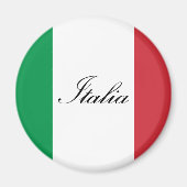 Italienische Flagge - italienische Flagge Magnet (Vorne)