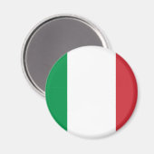 Italienische Flagge - italienische Flagge Magnet (Vorderseite/Rückseite)