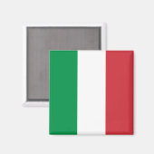Italienische Flagge, italienische Flagge Magnet (Vorderseite/Rückseite)