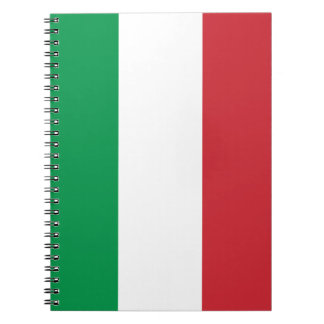 Italienische Flagge, italienische Flagge Notizblock
