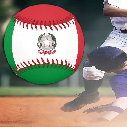 Italienische Flagge, Italienischer Sport / Basebal Baseball