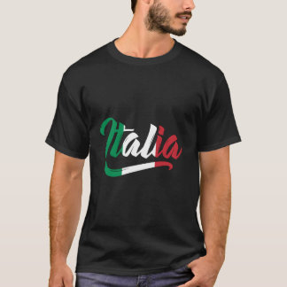 Italienische Flagge Italienisches Familienerbe T-Shirt