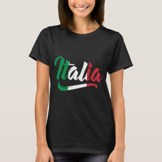 Italienische Flagge Italienisches Familienerbe T-Shirt