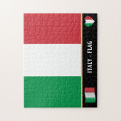 Italienische Flagge / Italienisches Land / Italien Puzzle (Vertikal)