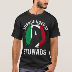 Italienische Flagge Italienisches Roots Sprichwort T-Shirt