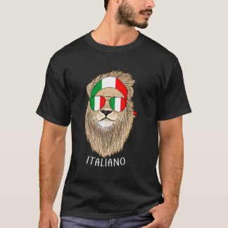 Italienische Flagge Italiens Italienisches Kulture T-Shirt
