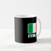 Italienische Flagge Kaffeetasse (VorderseiteRechts)