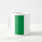 Italienische Flagge Kaffeetasse (Vorderseite Links)