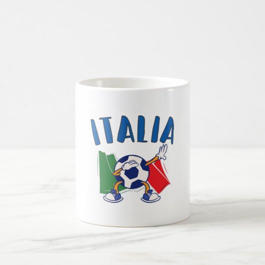 Italienische Flagge Kaffeetasse (Mittel)