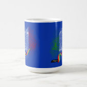 Italienische Flagge Kaffeetasse (Mittel)