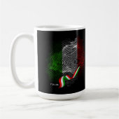 Italienische Flagge Kaffeetasse (Links)