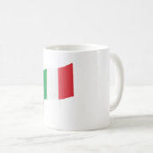 Italienische Flagge Kaffeetasse (VorderseiteRechts)