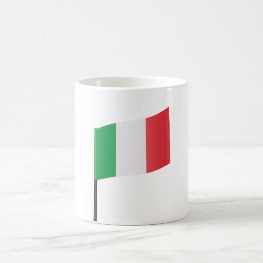 Italienische Flagge Kaffeetasse (Mittel)