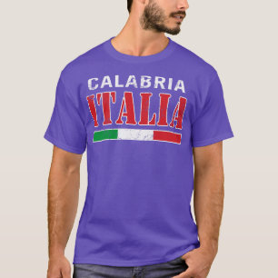 Italienische Flagge Kalabrien Italienische Fahne I T-Shirt