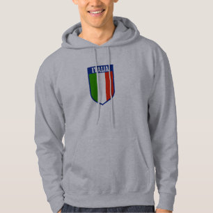 Italienische Flagge Kapuzenpullover Hoodie