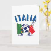 Italienische Flagge Karte (Gelbe Blume)