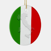 Italienische Flagge Keramik Ornament (Rechts)