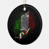Italienische Flagge Keramik Ornament (Links)