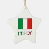 Italienische Flagge Keramik Ornament (Rechts)