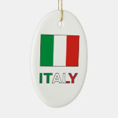 Italienische Flagge Keramik Ornament (Rechts)